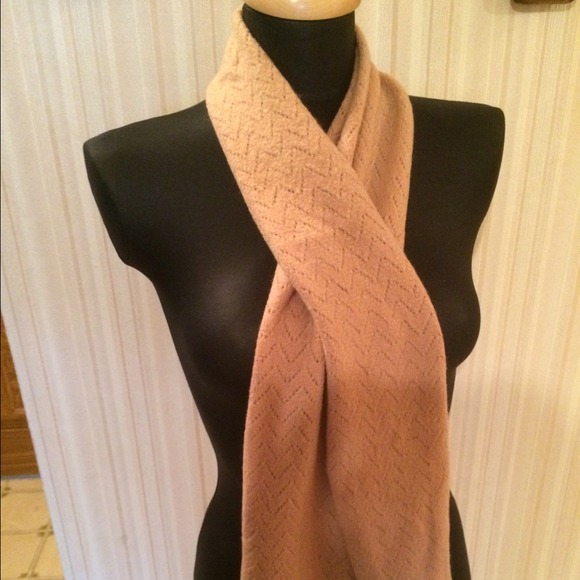 New York & Co. Light Brown Tan Super Soft Scarf