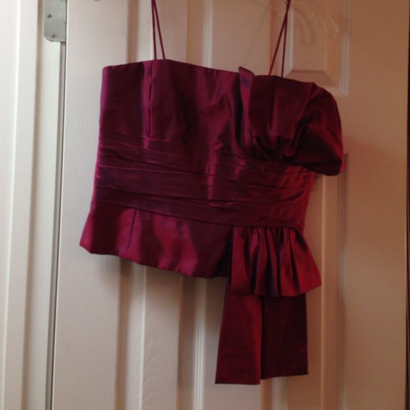 GORGEOUS Marisa Baratelli silk bustier!!