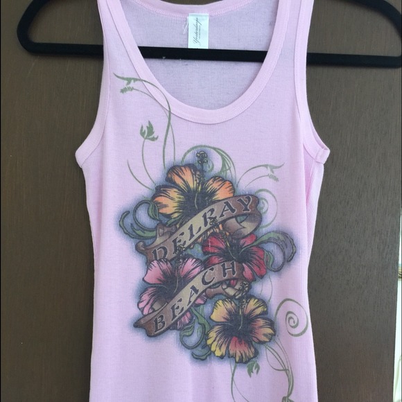 Beautiful Pink Tank-Top