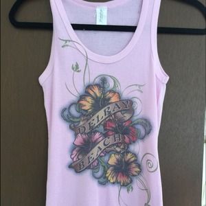 Beautiful Pink Tank-Top