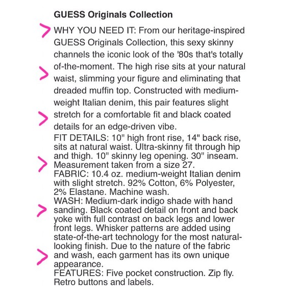 GUESS 1981 Skinny Jeans - Picture 4 of 4