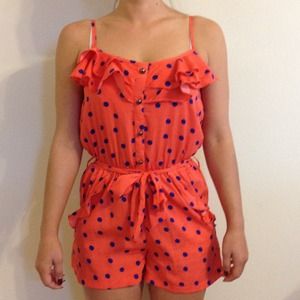 Polka dot romper