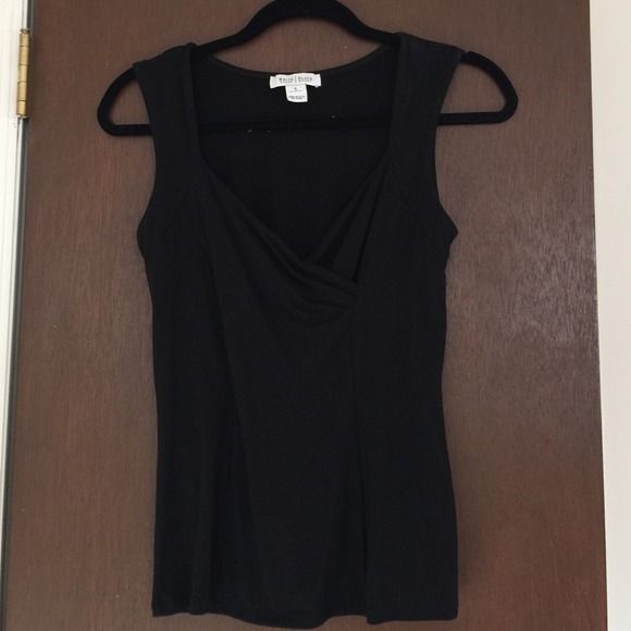Black Sleeveless Halter Top