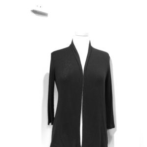 Michael Stars Slub 3/4 Sleeve Open Cardigan