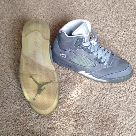 Air Jordan Retro Wolf Grey 5s - Picture 4 of 4