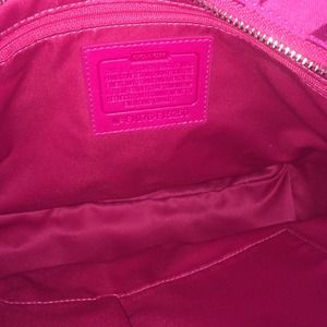 Pink Coach Bag