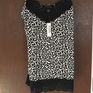 Leopard Skin Print Tank-Top