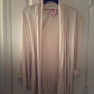Tan cardigan
