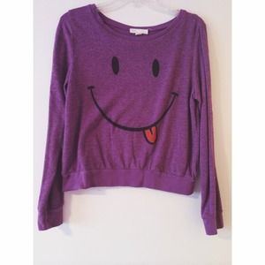smiley face sweater