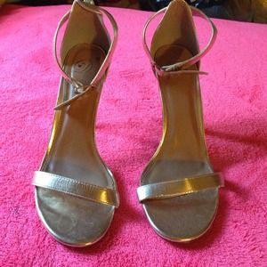 Gold Sandal Heels!