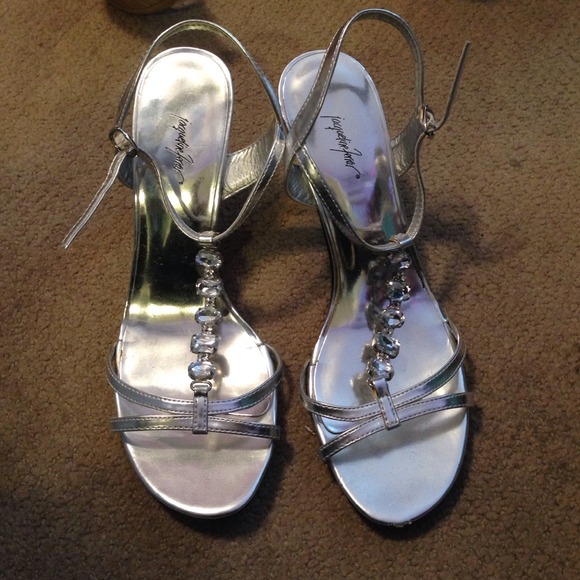 Silver Prom party heels!