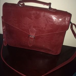 BDG Etched Landscape Satchel Bag