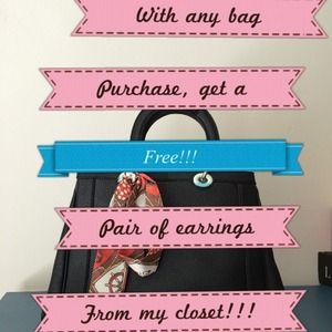 Free earrings!!!