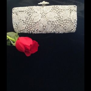 Crystal Evening Bag,Bridal,New! Exquisite Keepsake
