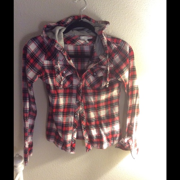 Hooded flannel