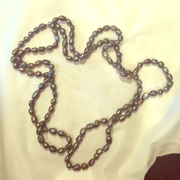 Rainbow lipped freshwater pearl necklace