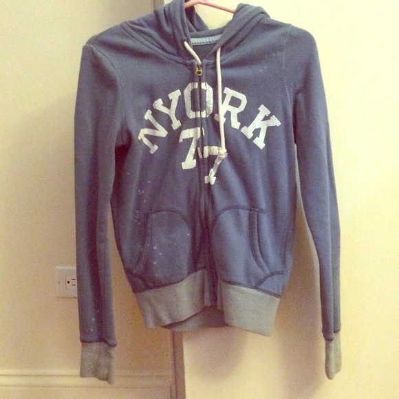 Blue hoodie