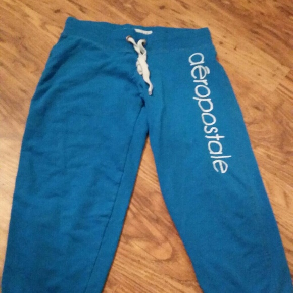 Aeropostale sweats grear cond blue S capri