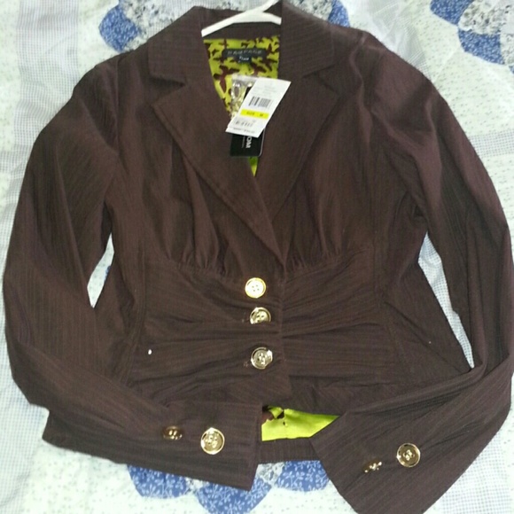 Blazer with matching skirt