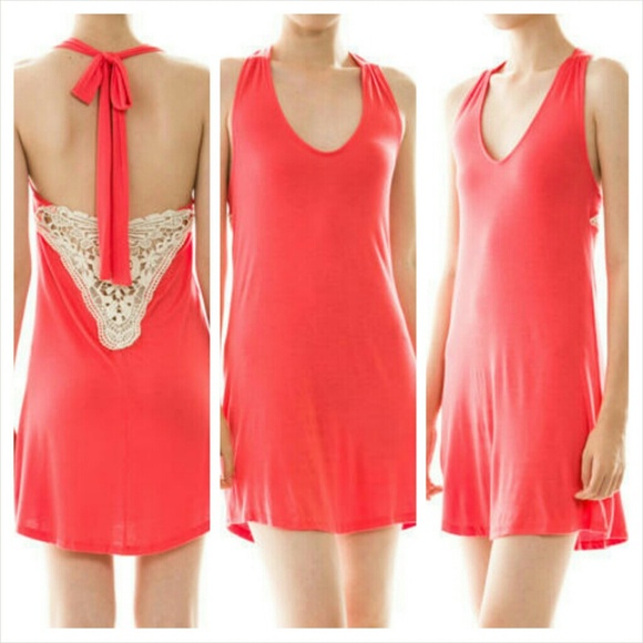 Salmon color dress