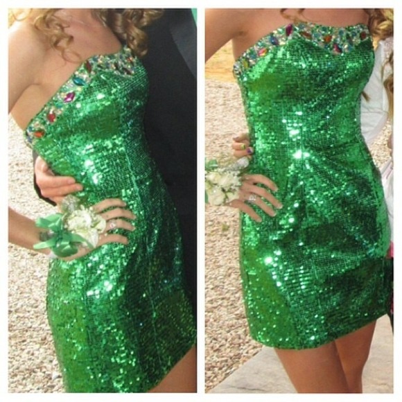 Lime dress size 2
