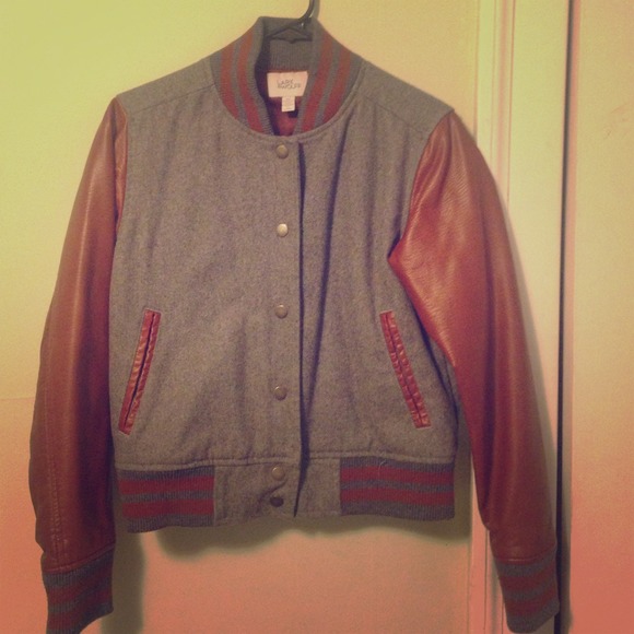Varsity jacket.