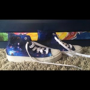 🌌galaxy high top sneakers🌌