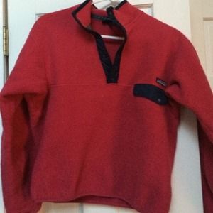 Red Patagonia Synchilla Pullover