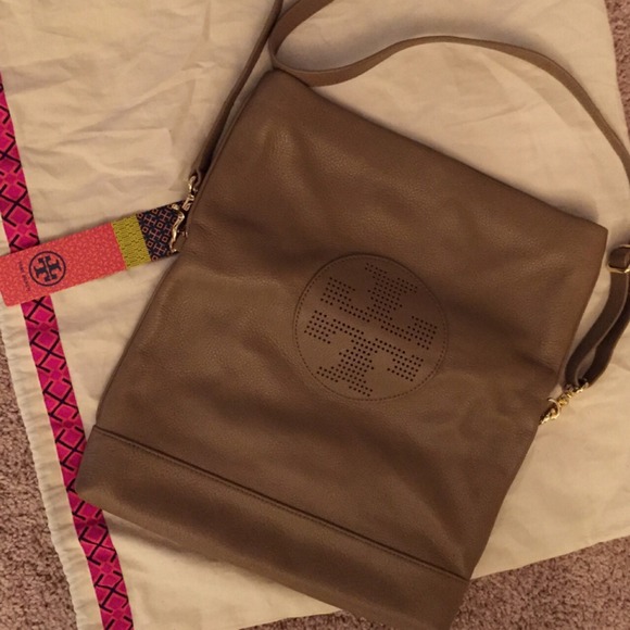 NEW Tory Burch Kipp Fold-Over Messenger Bag