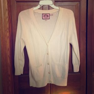 Traded Juicy Couture Cashmere/Cotton Cream Sweater