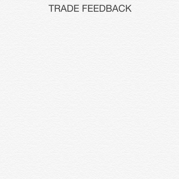 Here's my first trade feedback 😊