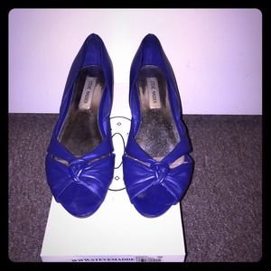 Royal blue Wedges