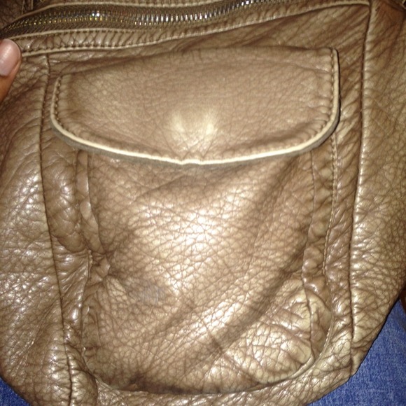 Brown Cross over handbag - Picture 3 of 4