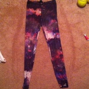 Galaxy leggings small
