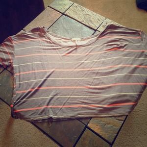 Grey and Pink Cute Crop Top!