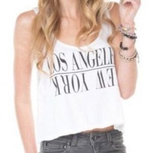 Brandy Melville Los Angeles/New York tank top