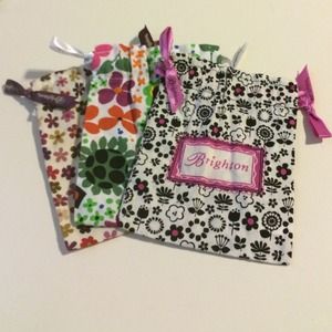 3 Brighton Drawstring Bags