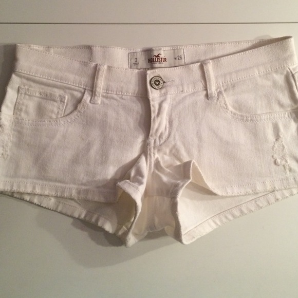 White Hollister Shorts