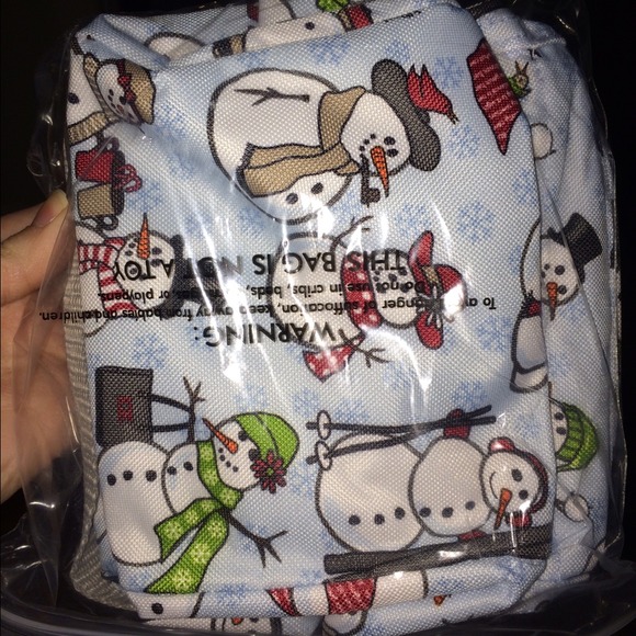 snow man little carry all