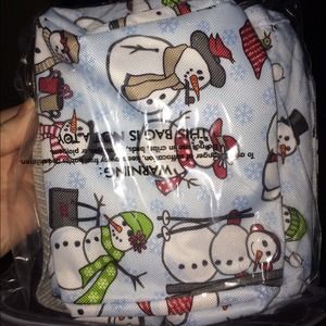 snow man little carry all