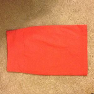 coral Bodycon pencil skirt also available in black