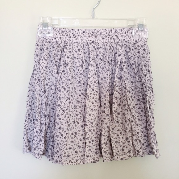 Brandy Melville Floral Luma Skirt