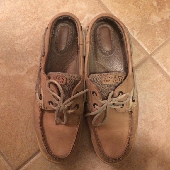 original tan woman's sperrys 💖