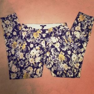 Floral Skinny Trousers