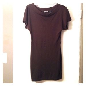 Olive green sweater dress