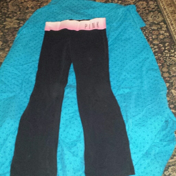 Pink work out pants yoga vs pink