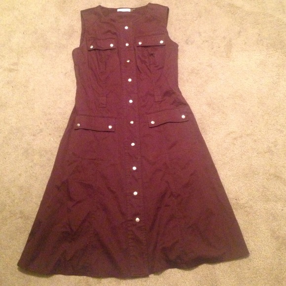 Calvin Klein button up dress.