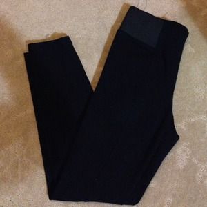 High waisted stretch pants