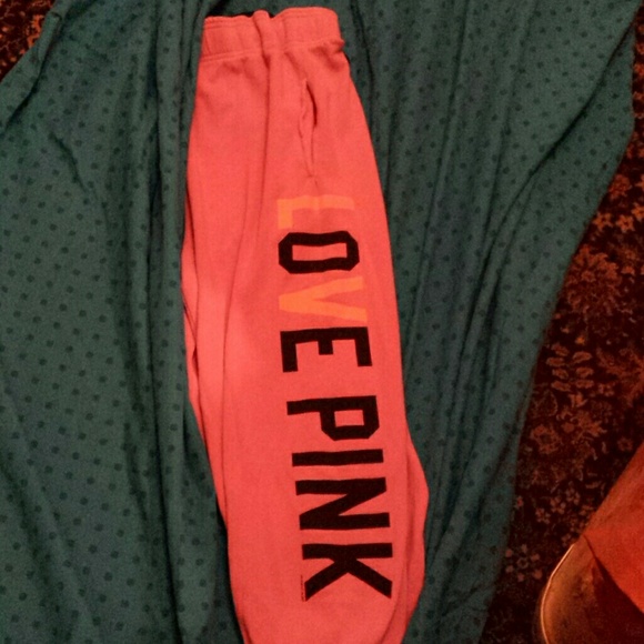 Pink crop sweat  pants