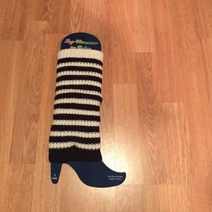 Striped leg warmers
